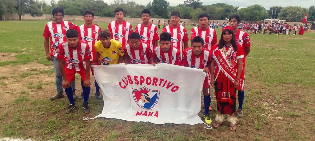 El Cacique trasciende fronteras y un pequeño club de Paraguay llamado Club Sportivo Maká utiliza el indio en su escudo en honor al Popular. Foto: Club Sportivo Maká.